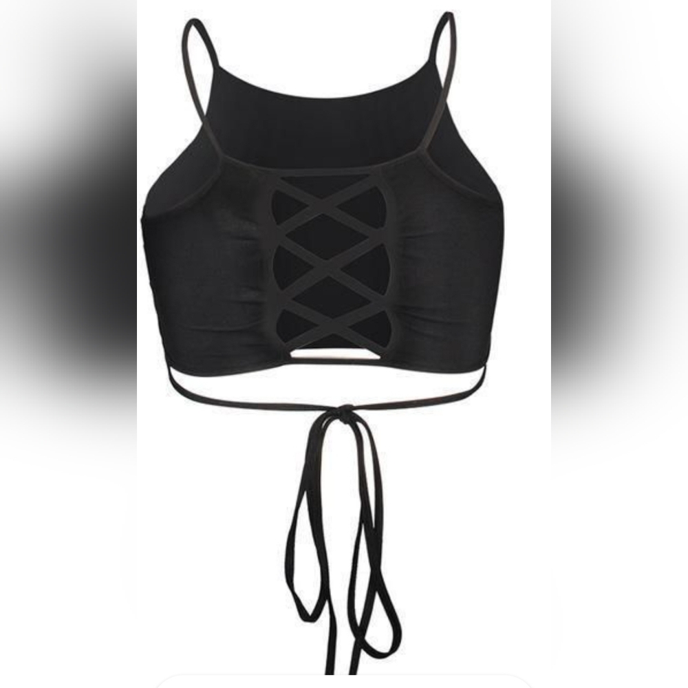 Spaghetti Strap Tank Top Crop/short